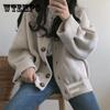 Women Luxury Faux Mink Cashmere Wedding Winter Long Fur Coat Shawl Cape