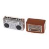 1: 12 Dollhouse Home Accessories Pocket Simulation Mini Retro Radio
