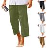 Men's Eight-inch Casual Loose Drawstring Summer Eight-inch Pants
