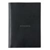 Rhodia PU Leather Cover, Black (A5 Stapled Notebook, 5mm Grid with Orange Grid) RHODIA Cfa5pucvbk