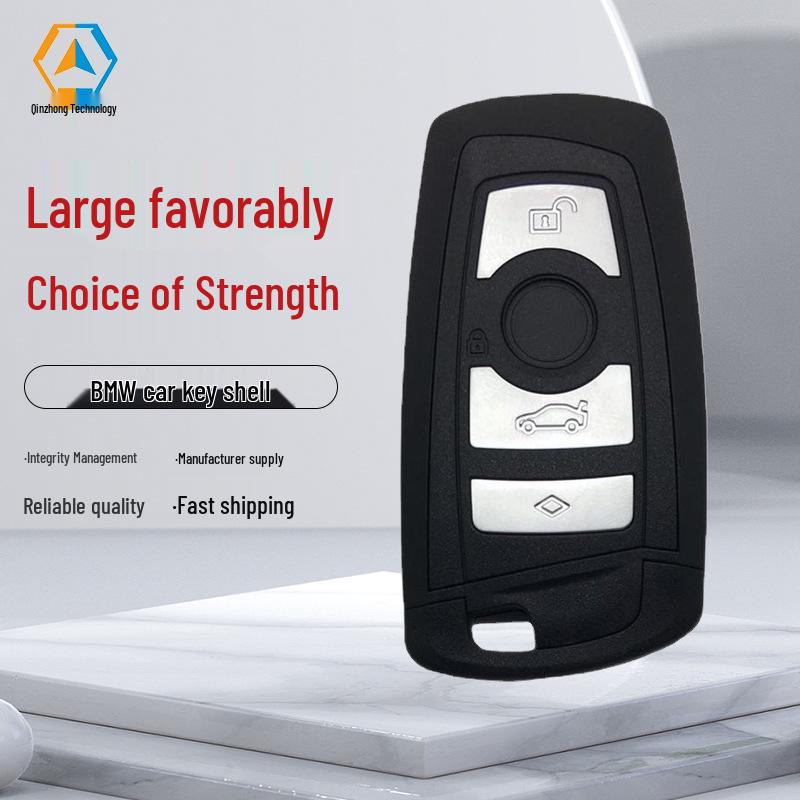 BMW 4-Button Smart Key Shell - Black