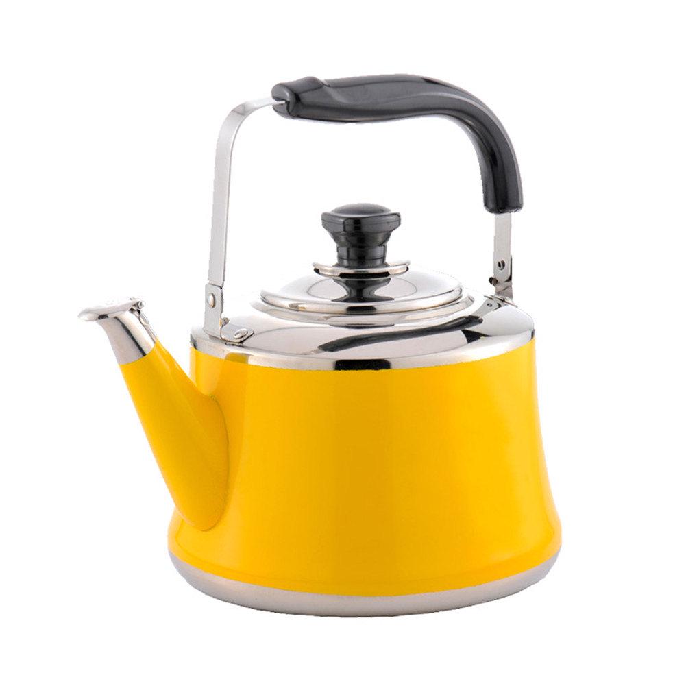 Немецкий чайник для газовой плиты Chaleira Bouilloire, свисток из нержавеющей стали, чайник, бутылка для воды