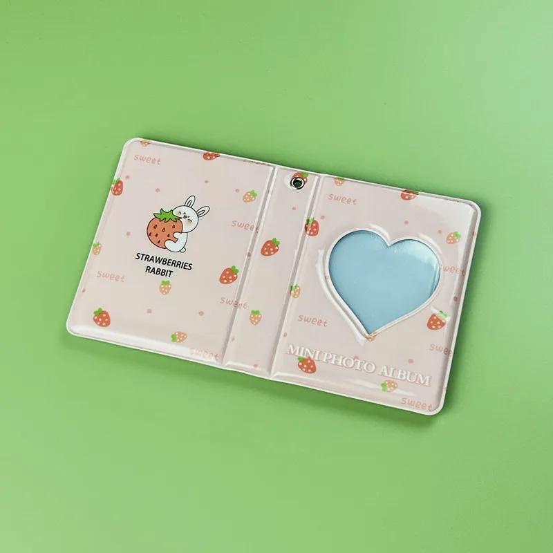 3-дюймовый мини-фотоальбом на 40 карманов Мультяшный альбом для фото Держатель для фотокарточек Kpop Альбом для коллекционирования Kpop Папка для фотокарточек Kpop