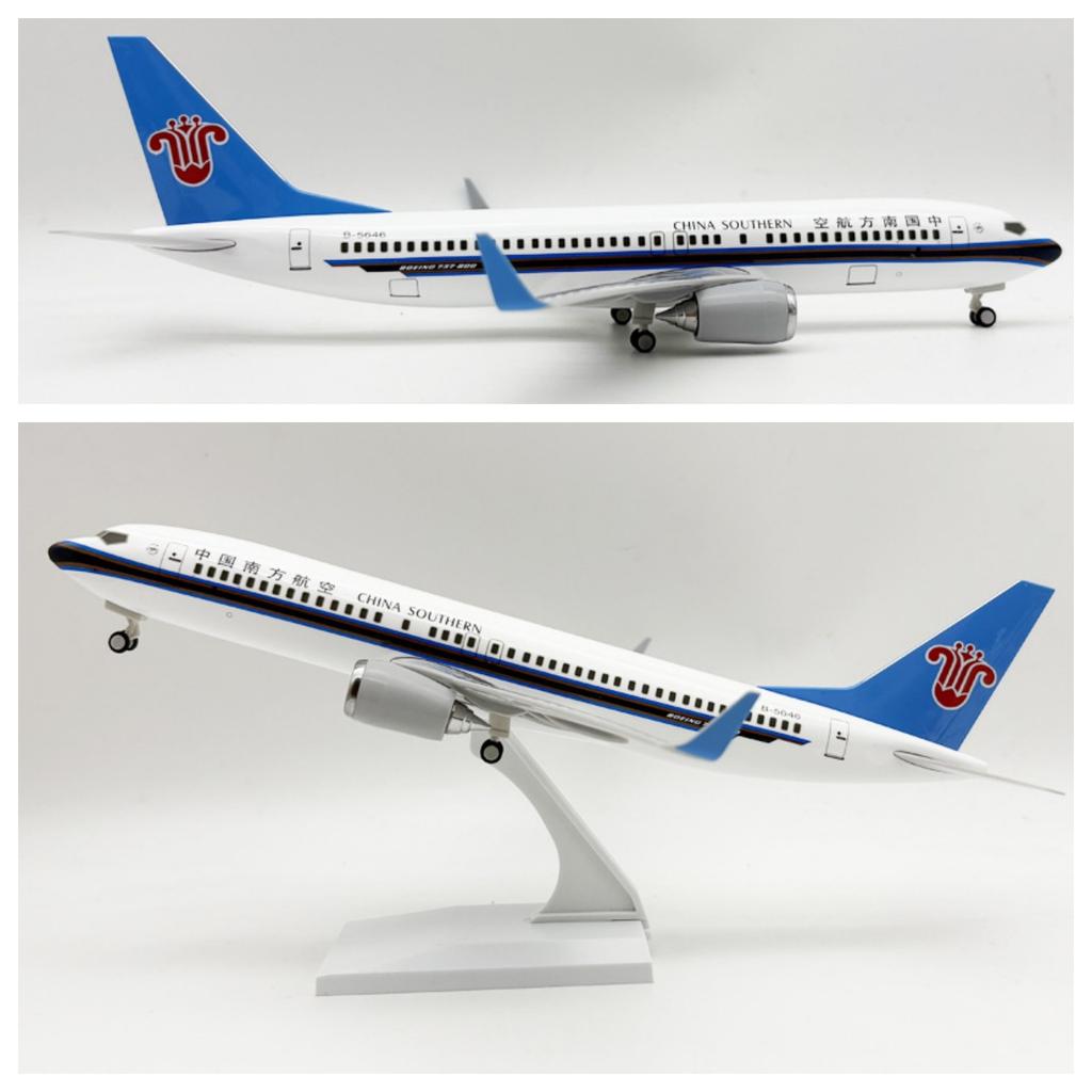 Самолет масштаб 1/240 China Southern Airways 30 см Самолет B737 Смола Миниатюрная Авиационная Модель С Шасси Модель Самолета