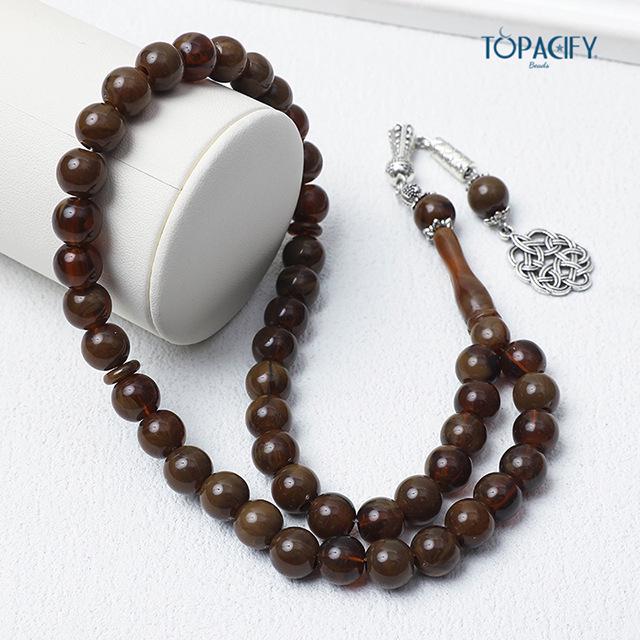 Alloy Prayer Beads: Kuk Style Muslim Worship Bracelet with 45 Beads