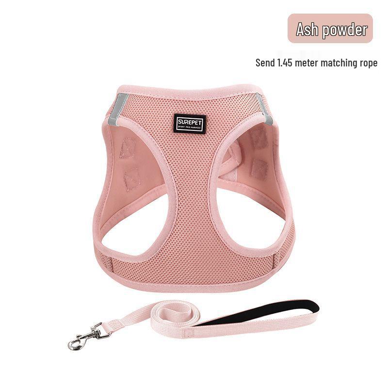 Защитная шлейка и поводок для кошек и маленьких собак - Веревка для прогулок на улице для тедди и бишон-фризе