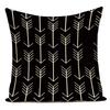 Черно-белый простой геометрический полосатый декоративный чехол на подушку из полиэстера для дивана, домашний декор, наволочка для подушки в гостиную