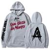 New Rapper Anuel AA Printed Hoodies Men Woman Fashion Hoodie Singer Graphic Printing Sweatshirts for Fans Fleece Streetwear