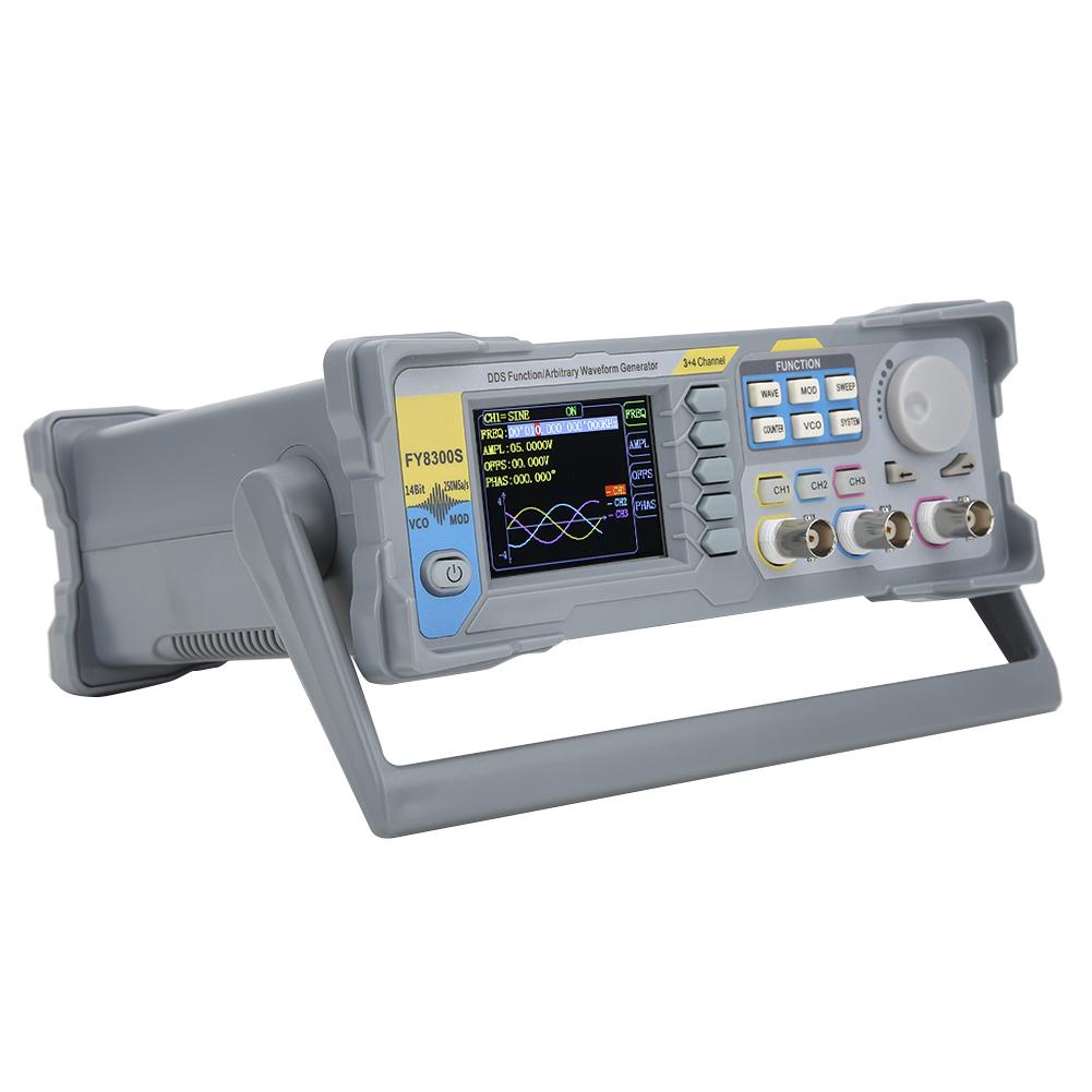 FY8300S 3-Channel Function Signal Generator Arbitrary Waveform Signal Generator 4 TTL Level Output Signal Source Board 100-240V