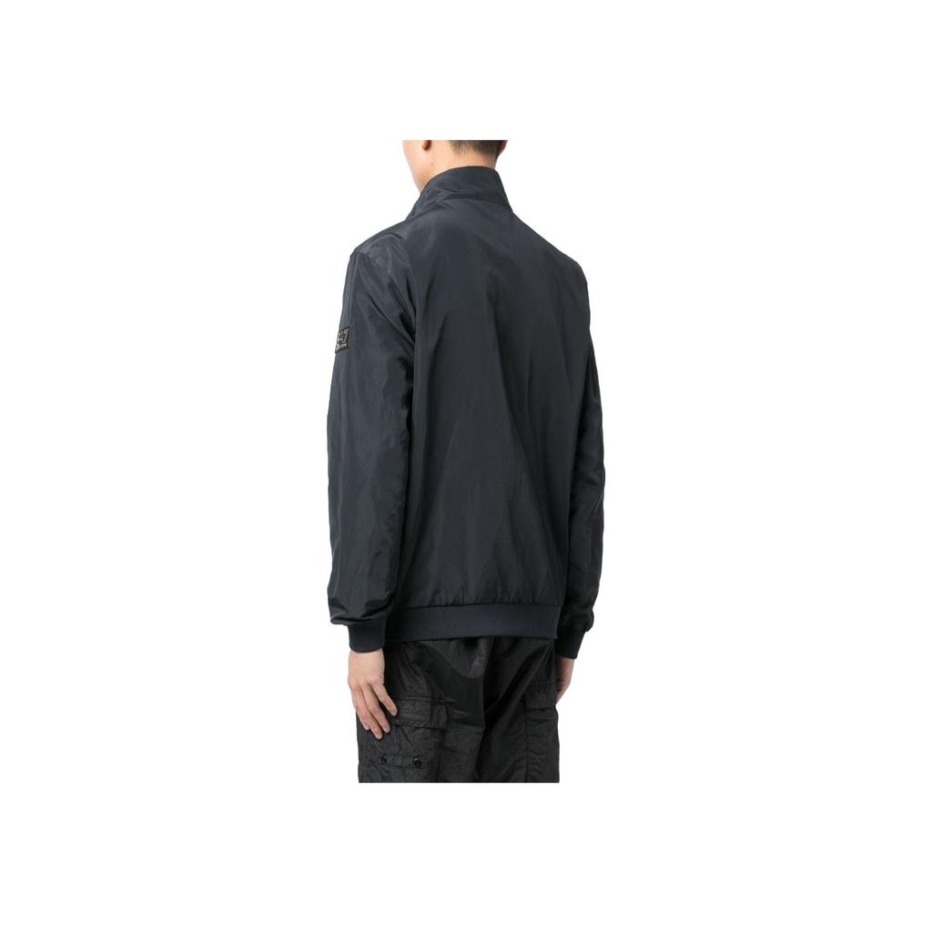 Emporio Armani SS23 Серия EA7 Однотонная Нашивка с Логотипом Пилотская Куртка Мужские куртки Темно-Синий 3RPB24-PNT3Z-1578