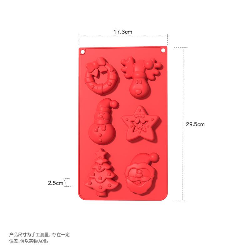 Рождественский пряничный человечек конфетная форма силиконовая форма для печенья шоколадная выпечка торт форма своими руками рождественская атмосфера ароматизированная свеча