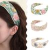 Elegant Embroider Flower Headband For Women Breathable New Chinese Styles Hairhoop For Vintage Styles and Everyday Use