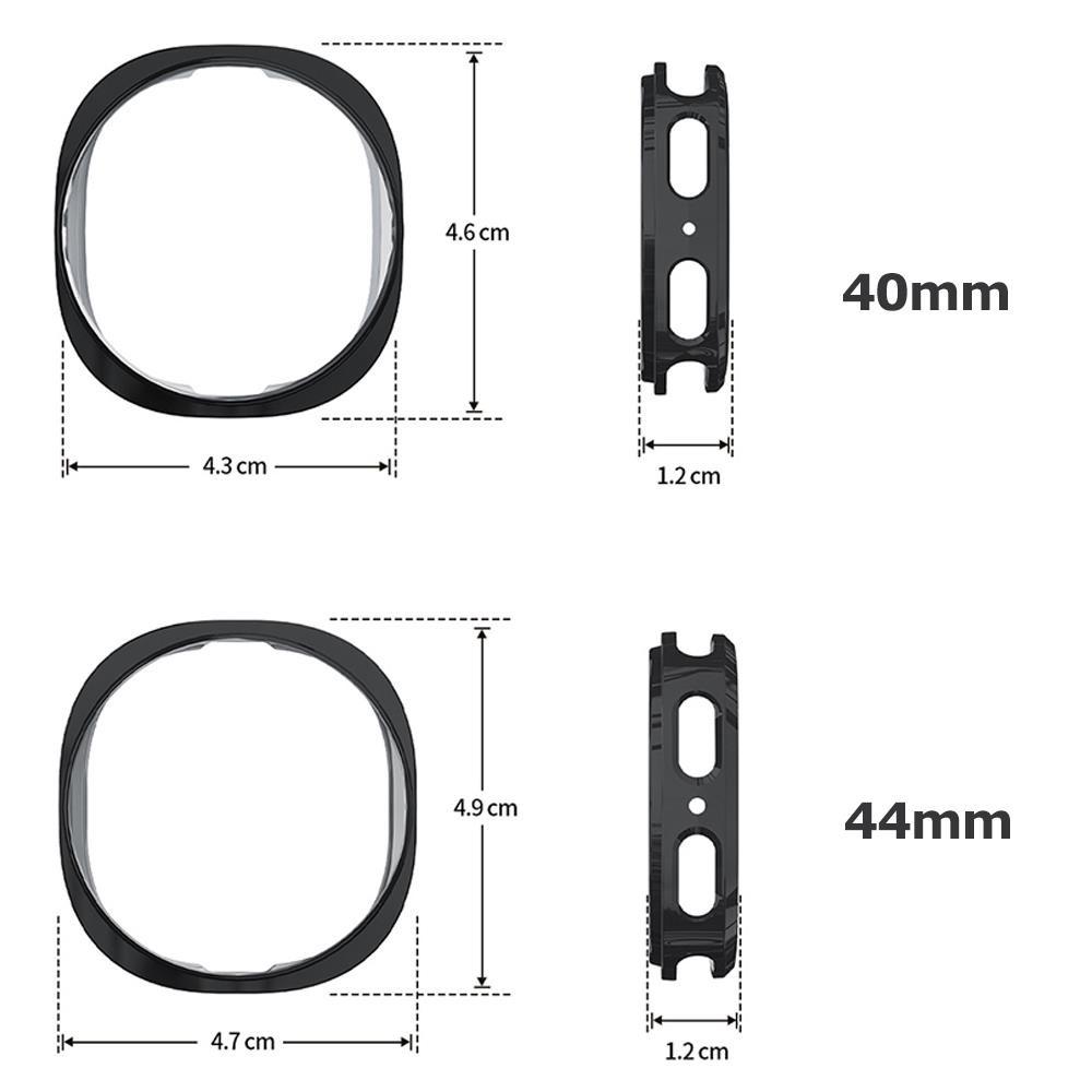 Soft TPU Case+Film For Samsung Galaxy Watch 8 44mm Accessories Screen protector All-Around cover on Samsung Watch8 40mm 7
