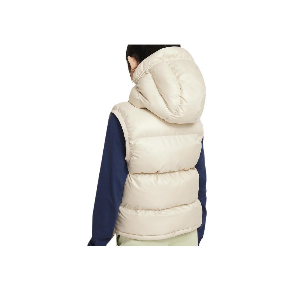 Nike Тяжелый синтетический наполнитель Легкий Удобный Теплый Мягкий Универсальный Жилет Детские Жилеты Песочно-бежевый FD2844-126