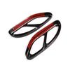 Car Accessories Matte Black Exhaust Pipe Tail Cover Trim For Mercedes Benz A Class W177 V177