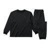 Wear Recovery Sweat Top and Bottom Set Black S [Brain Sleep]