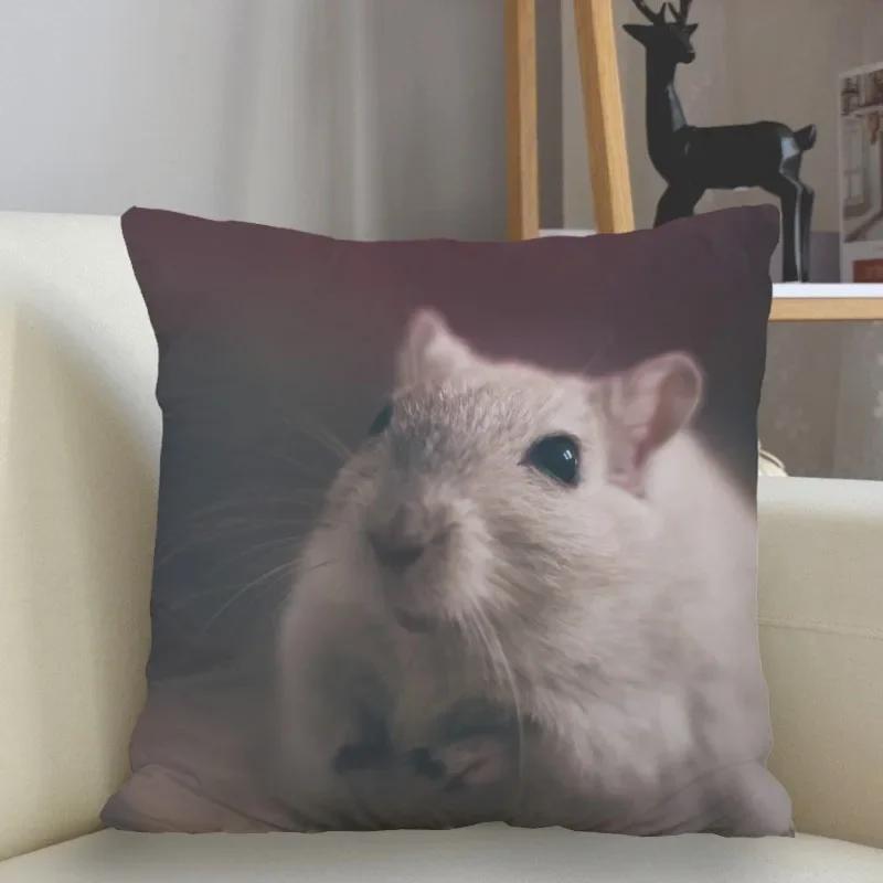 Симпатичная наволочка для хомяка с квадратным чехлом и застежкой-молнией