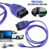 Car USB Vag-Com Interface Cable KKL VAG-COM 409.1 OBD2 II OBD Diagnostic Scanner Auto Cable Aux