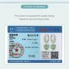 Bamoer 925 Sterling Silver Mint Green Heart Drop Earrings White Gold Plated Ear Buckles for Women Girls Party Fine Jewelry Gift