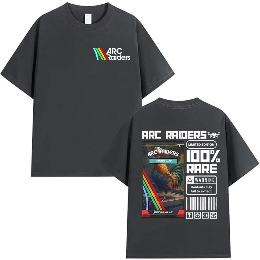 Hot Game Arc Raiders Graphic T Shirt Men Womens Vintage High Quality Fashion Tshirts Casual 100 Cotton Short Sleeve Tshirt