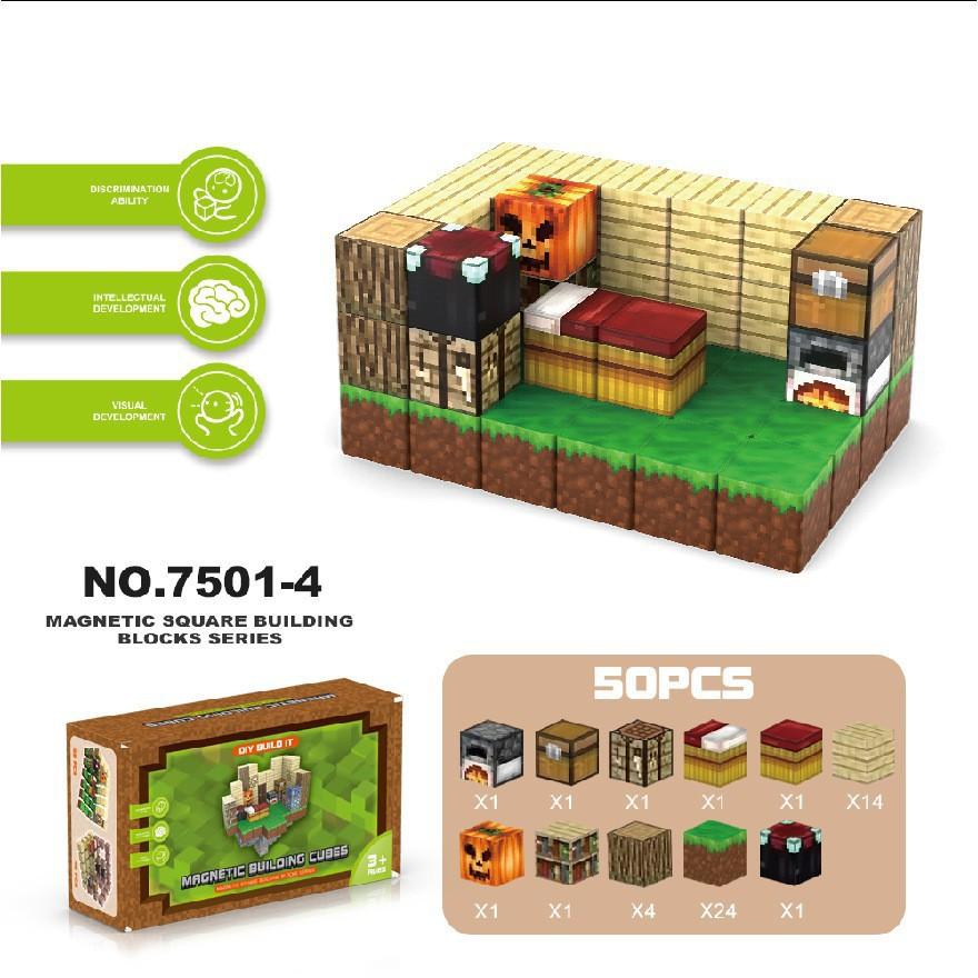 Source Factory 60 Models My Magnetic World Magnetic Block Theme Set Diy Build Magnetic Building Block Toys