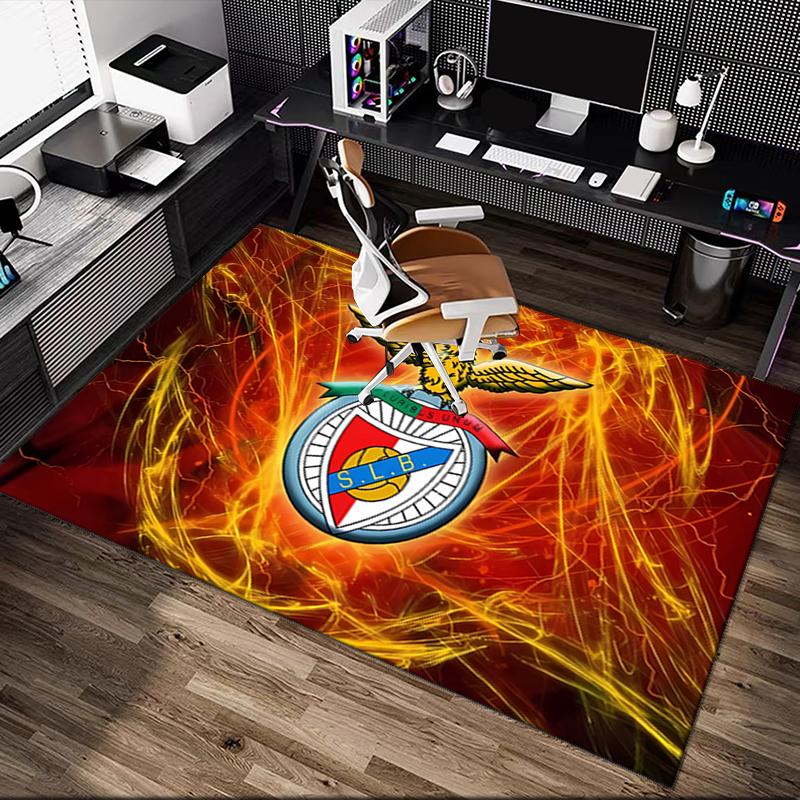 [1pc SL Benfica Office Carpet] Easy Maintenance Chair Rug for Conference Room Use, Durable Area Sofa Floor Mat