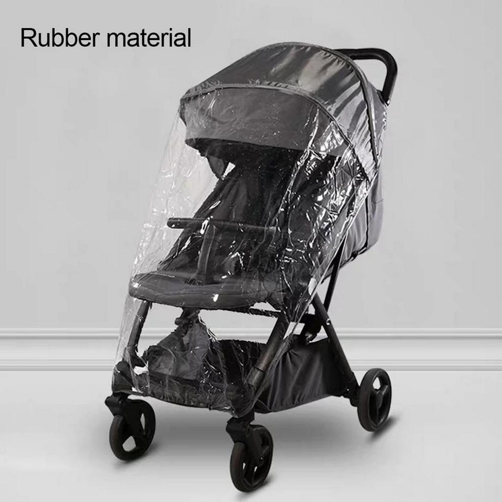 Universal Stroller Rain Cover EVA Clear Baby Pram Rain Cover Rainproof Waterproof Windproof Cover