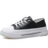 Fashion Genuine Leather Skate Shoes for Women Spring Summer 2 Ways To Wear Casual Vulcanized Shoes Ladies Small White Sneakers
