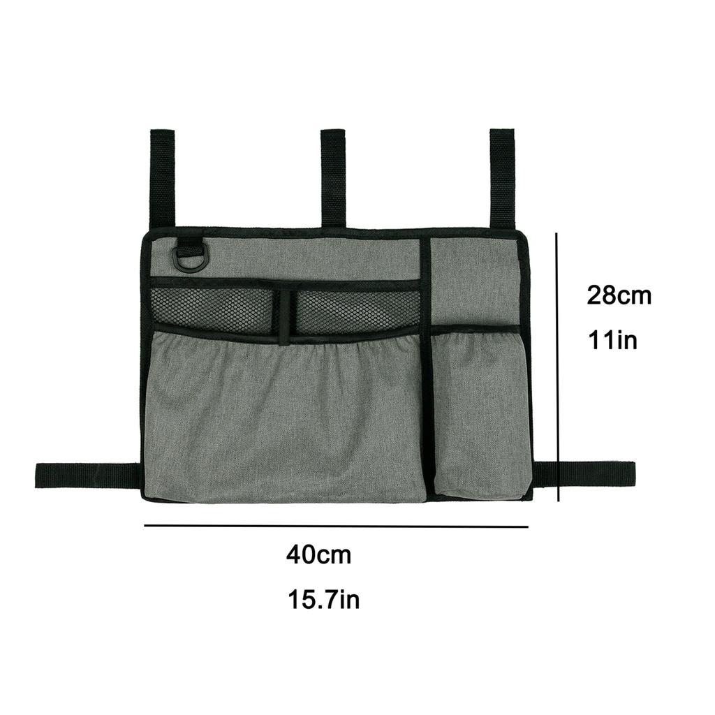 Walker Bag Walker Organizer Pouch Attachments Bags with Cup Holder Large Capacity Accessory Basket