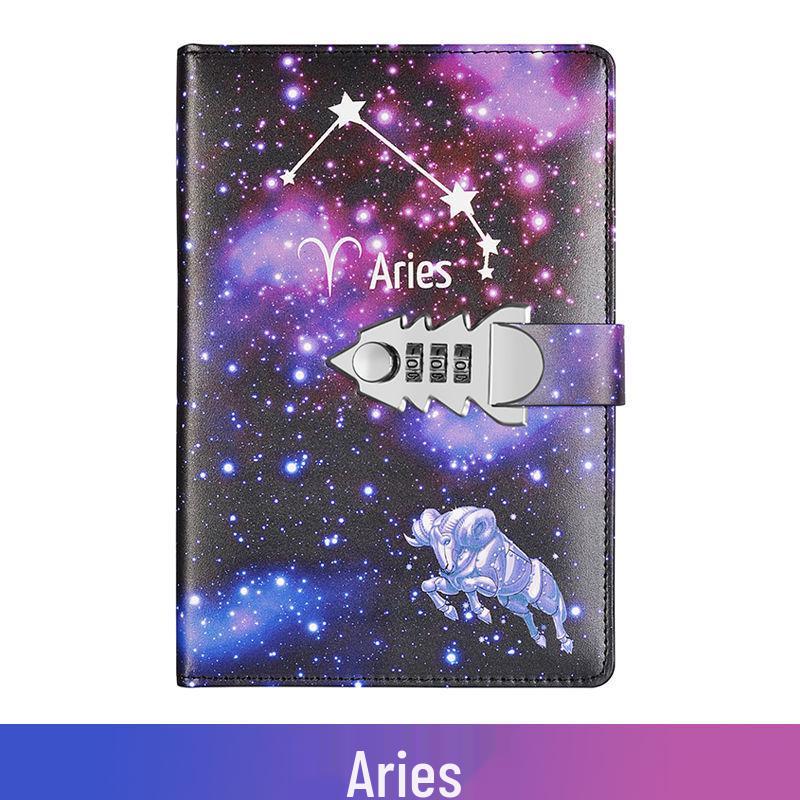 Минималистичный блокнот для паролей «Двенадцать созвездий» - Многофункциональный подарок для бизнеса и офиса