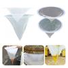 Bee Honey Filter Double-layer Precision Screener Strainer Funnel Nylon Impurities Filtration Net Beekeeping Collection Tool