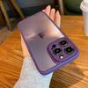 Luxury Ultra -Thin Matte Lens Protection Phone Case For Iphone 14 13 12 11 Pro Max Xr Xs Max 14plus Soft Shockproof Bumper Cover