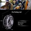 Комбинированная удочка и катушка нахлыстом Портативная удочка нахлыстом с катушкой из алюминиевого сплава для ловли форели