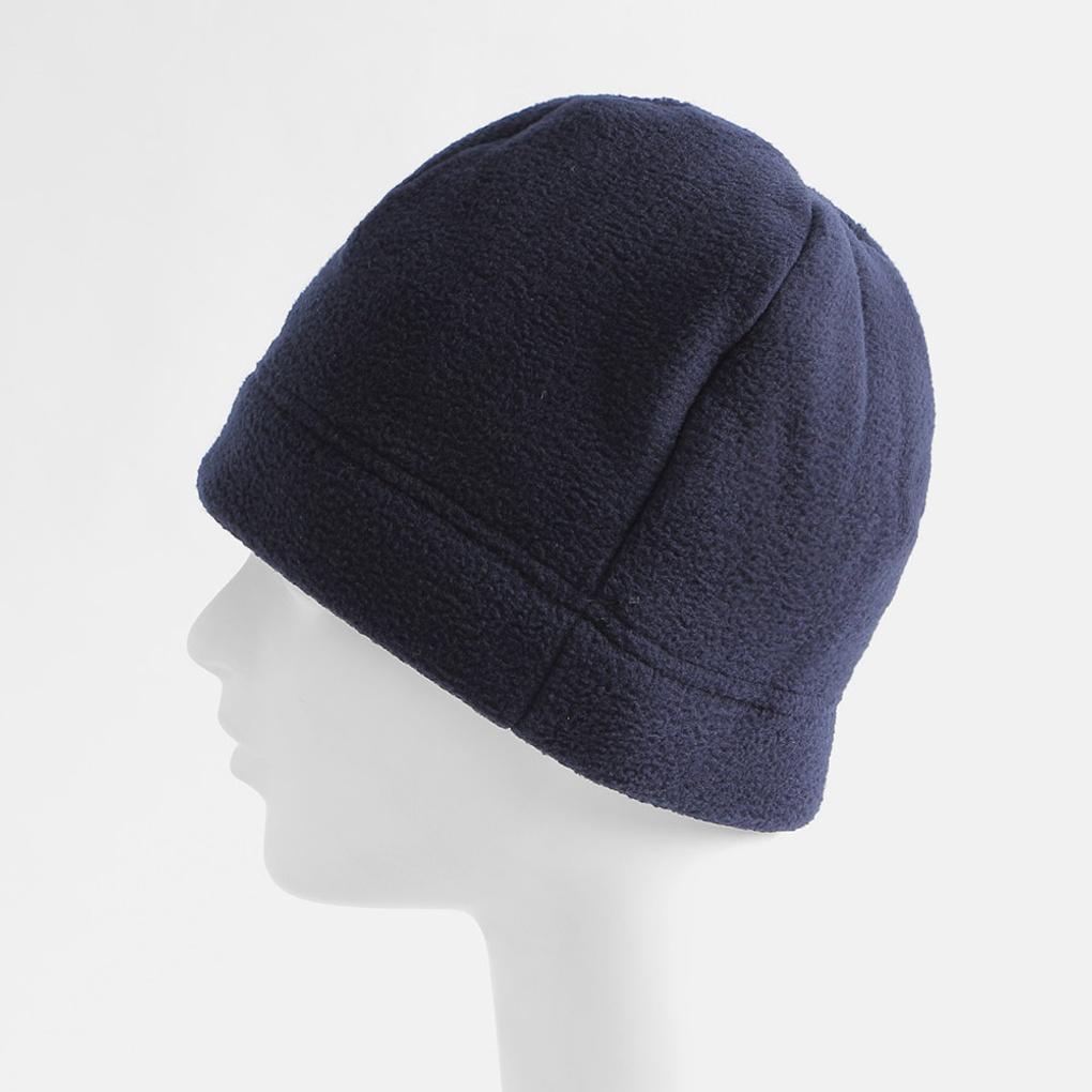 Unisex Short Beanie Hat Navy Winter Brimless Watch Cap