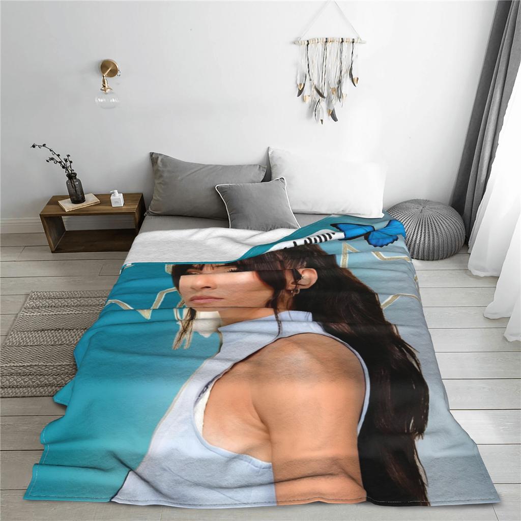 Aitanaed  Album  Blanket Cover Flannel Lightweight Thin Throw Blankets for Bedroom Sofa Bedroom Quilt