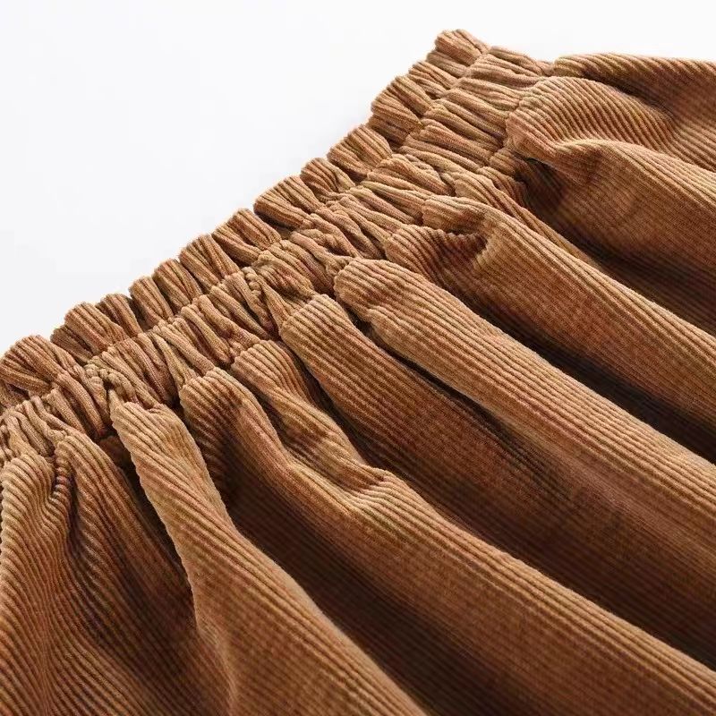 Новая детская полуюбка вельветовая полуюбка для девочек повседневная групповая полуюбка универсальная юбка юбка принцессы для девочек