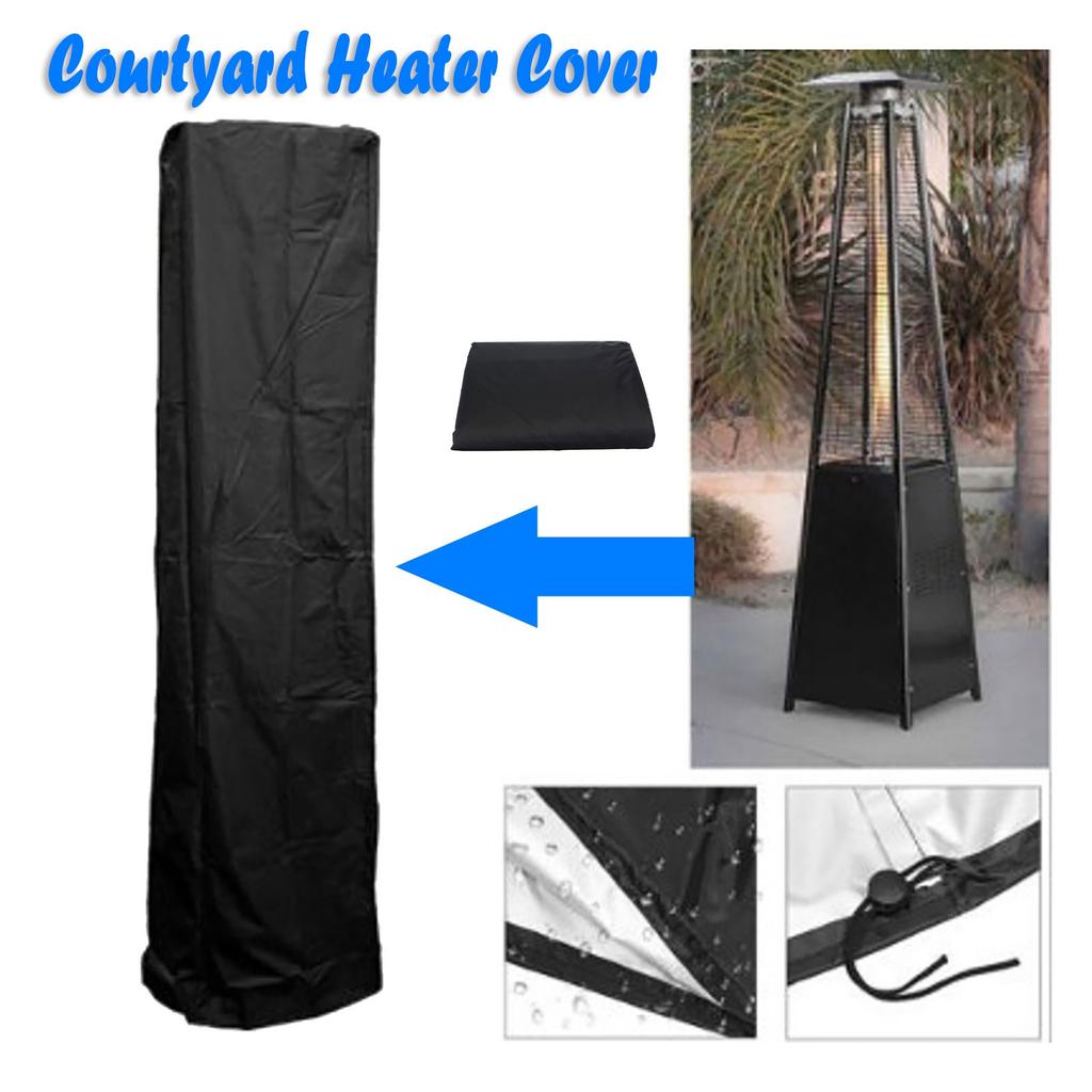 Outdoor Heater Dirty Cover Waterproof Cover Square Waterproof Cover Black