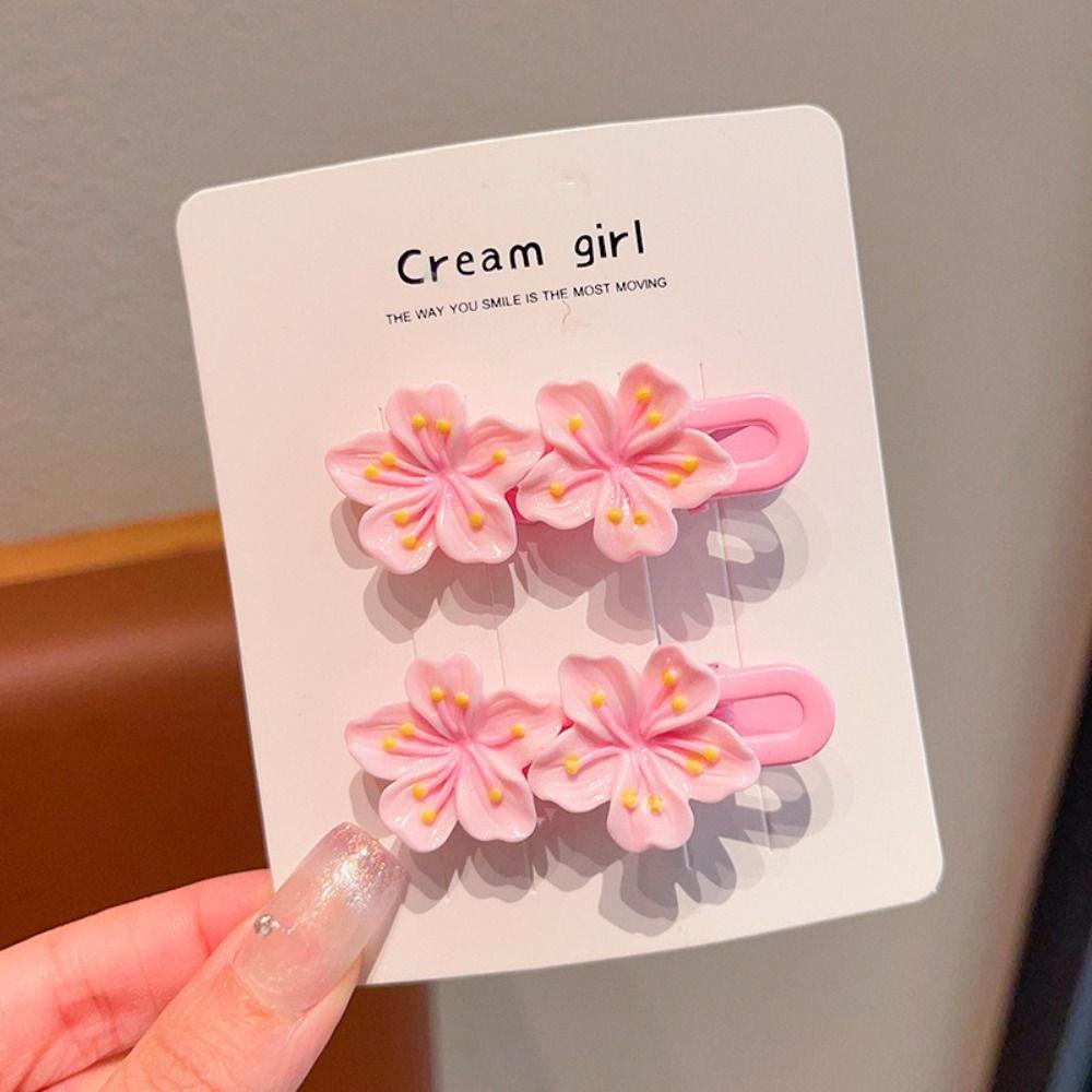 2/5PCS Mini Headrope Resin Headwear Fashion Hair Clip Girls