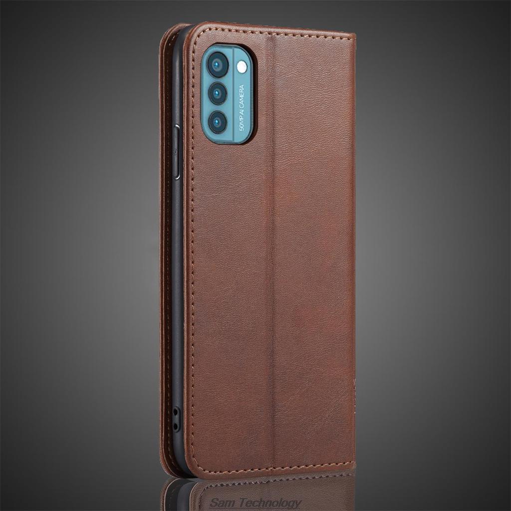 Магнитный притяжение кожаный чехол для Nokia G11 / Nokia G 11 держатель для карт кобура флип-чехол кошелек телефон сумки Fundas Coque
