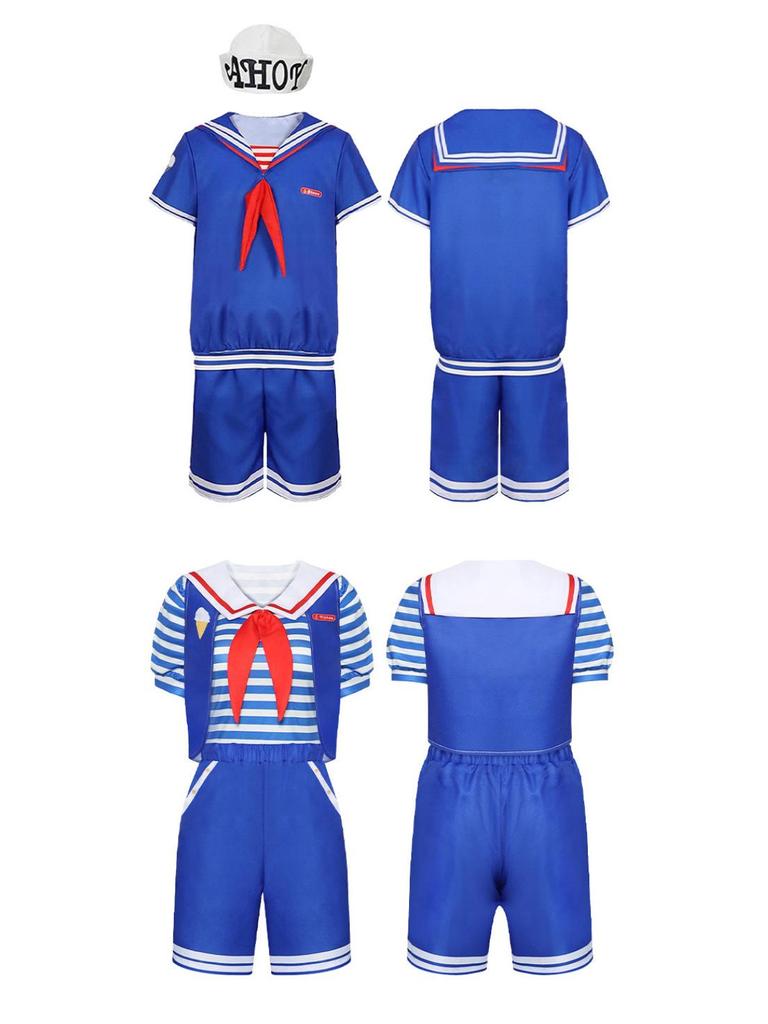 Stranger Things Eleven Sailor Man-Eating Flower Halloween Costume