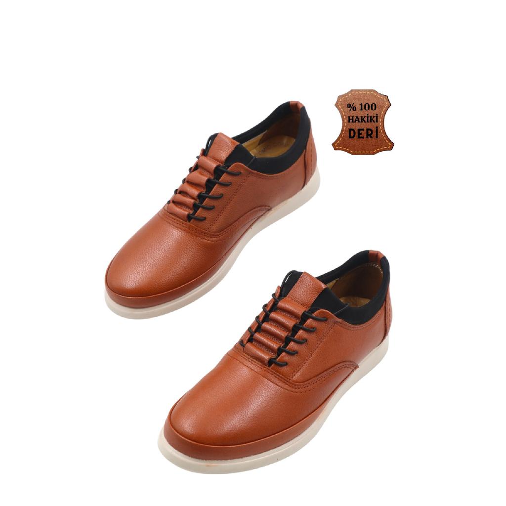 Мужская ультра удобная легкая сезонная черная повседневная обувь из натуральной кожи с внутренней и наружной отделкой