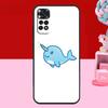 Милый Чехол с Цитатами о Морском Нарвале Для Xiaomi Redmi Note 11 10 12 13 14 15 Pro Plus Redmi 15 C 14C 10C 12C 13C Мягкая Крышка