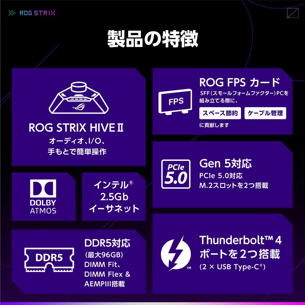 ASUS ROG STRIX GAMING WIFI Compatible with Intel Core Ultra Processors LGA 1851 Z890 Equipped DDR5 ATX Domestic Authorized Distributor Product Z890-I