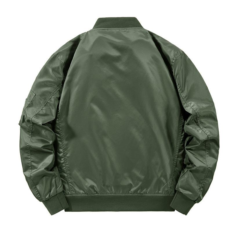 Хипстерская бейсбольная куртка мужская MA1 Air Force Flight Suit Jacket с хлопковым утолщенным верхним пальто с принтом