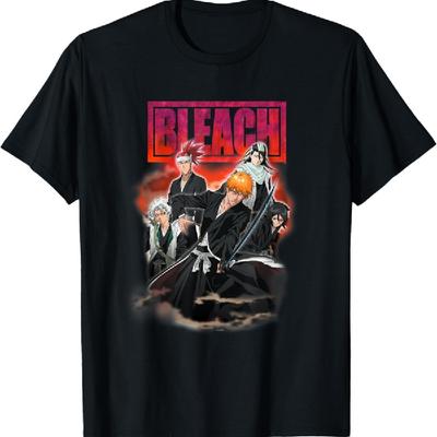 Bleach Портрет Группы Дым Аниме Футболка