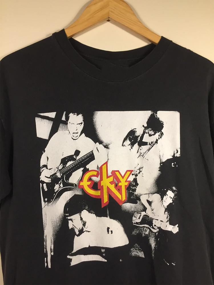 New Popular CKY Band Black T-Shirt Cotton Full Size Unisex Unisex T-Shirt