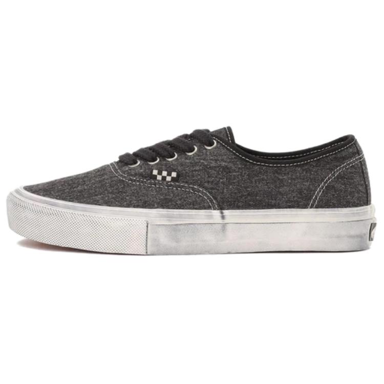 Vans Skate Authentic Fashion Comfortable Skate Shoes Men Sneakers Charcoal-Black VN0A2Z2ZCC8
