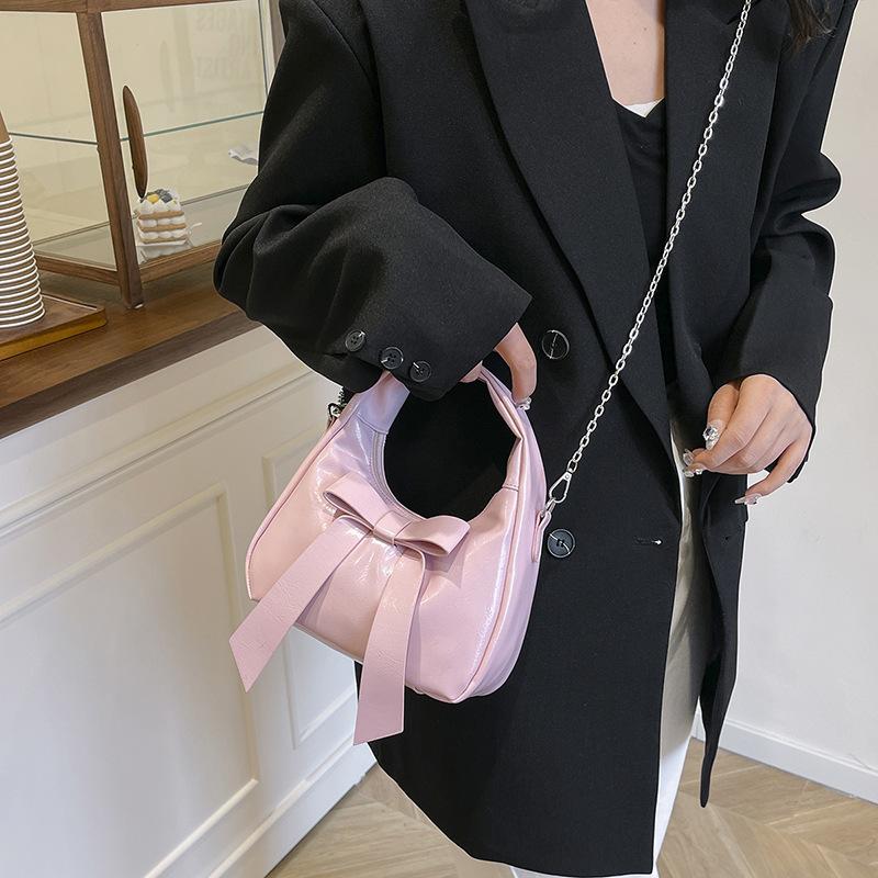 2025 нишевая трендовая сумка-бант в корейском стиле, женская сумка под мышкой в иностранном стиле, сумка через плечо