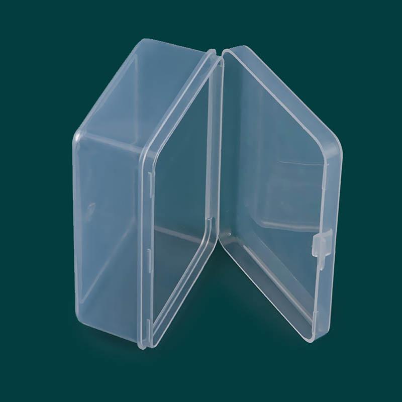 Plastic Transparent Storage Box Square Small Items Case Packing Boxes Jewelry Beads Container Sundries Organizer