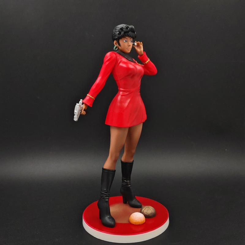 New 22cm Star Trek Uhura Pvc Standing Posture Handsome Girl Anime Figure Model Statue Desktop Ornaments Decoration Surprise Toys